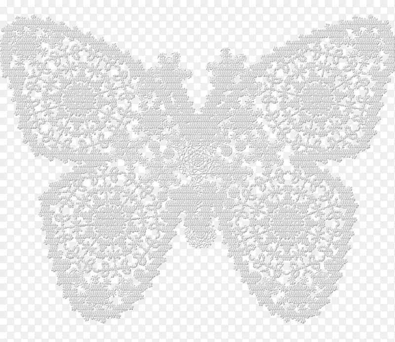 剪纸艺术蝴蝶图案花边板