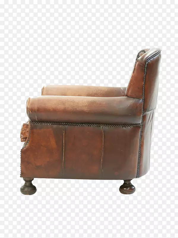 俱乐部椅家具皮革旧沙发