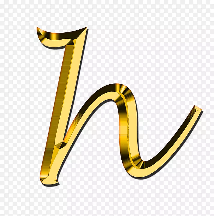 字母计算机图标字母表.黄金字母