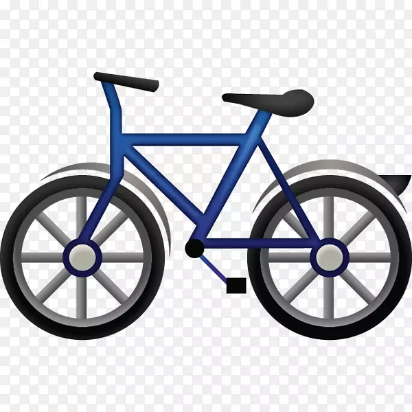 表情符号自行车贴纸自行车