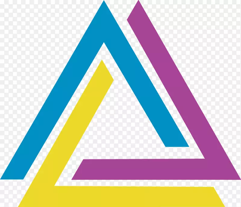 三角图形设计标志-三角图