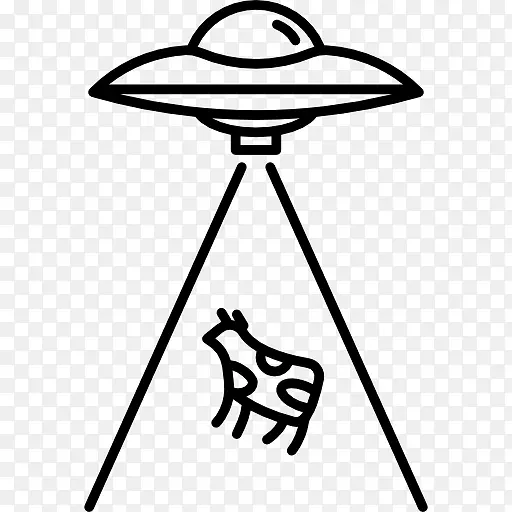 计算机图标绘制不明飞行物剪贴画-UFO