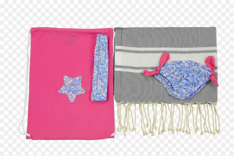 Fouta毛巾纺织品Locquirec海滩-纺织品