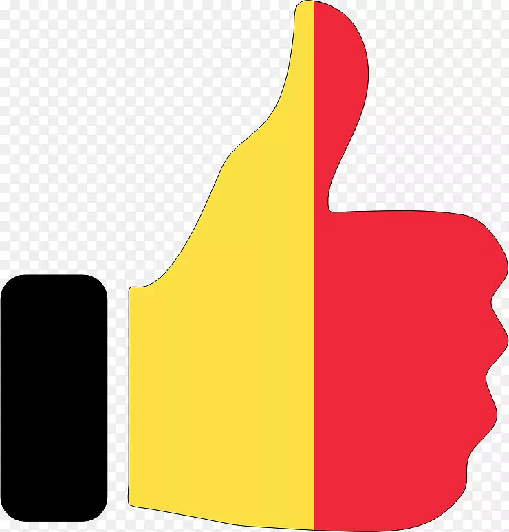 拇指信号比利时剪贴画