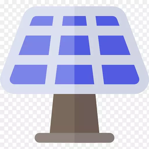 钴蓝色长方形紫色太阳能电池板