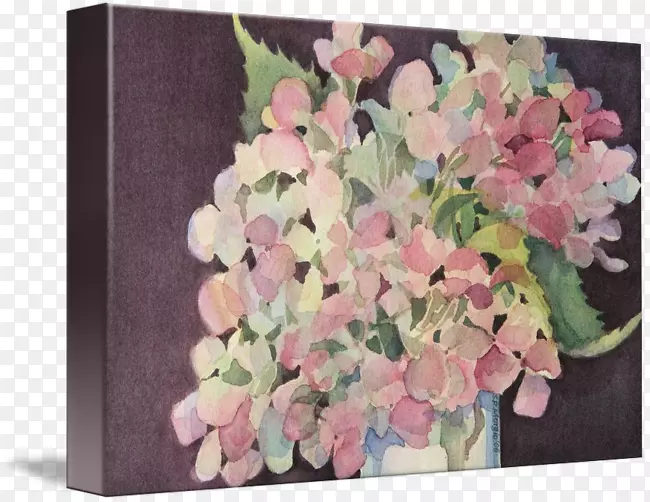 花卉设计-绣球花画廊包装-绣球花