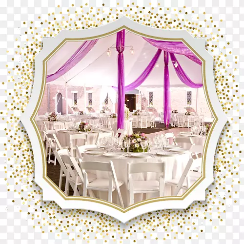 婚礼策划人帐篷配餐婚宴-优雅的框架