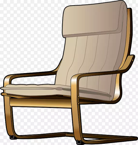 悬挑椅夹艺术扶手椅