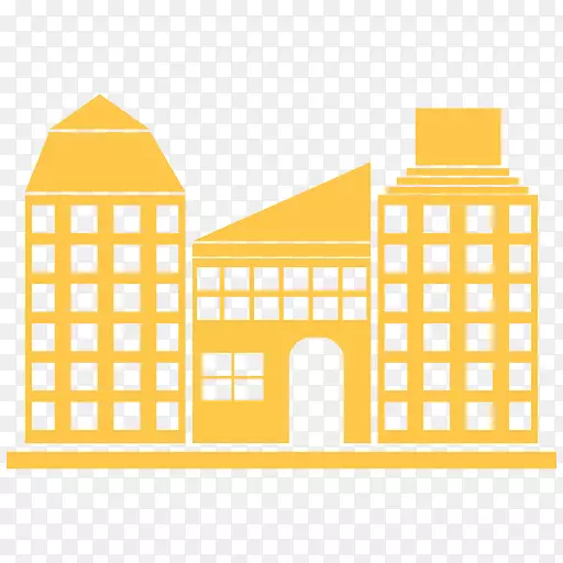 建筑电脑图标商业剪贴画办公大楼