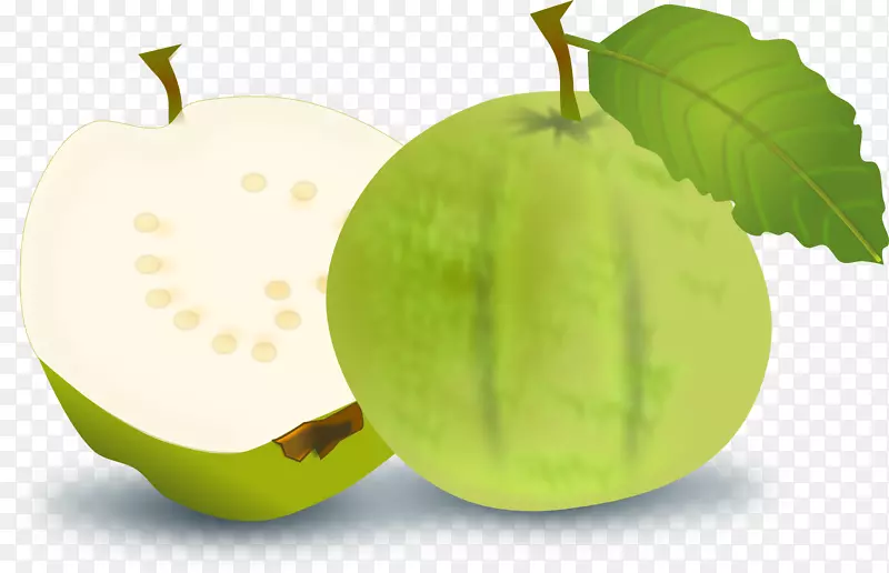 番石榴果橙夹艺术-绿苹果片
