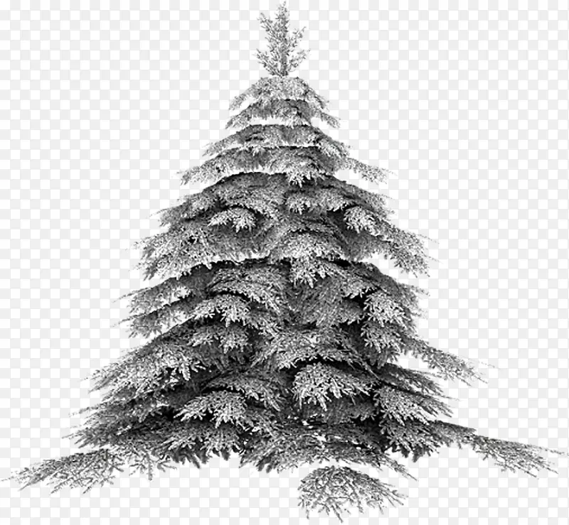 人工圣诞树-雪树