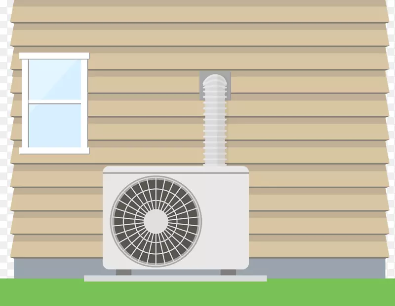 通风中央供暖蒸发冷却器风扇窗-暖通空调