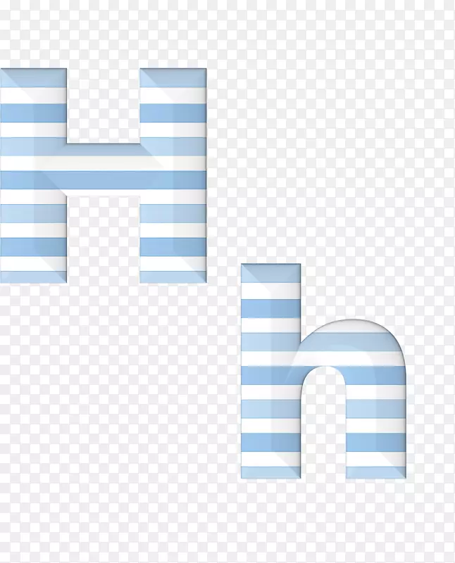字母表字母字体-h