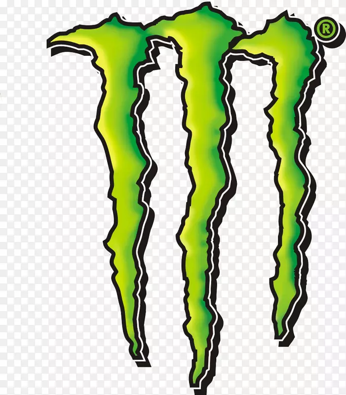 怪物能量饮料标志剪辑艺术-怪物公司