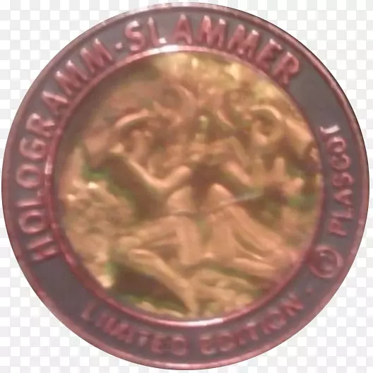 铜质铜币金属全息术全息图