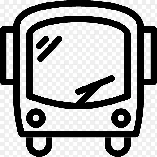 公共汽车计算机图标运输-游客