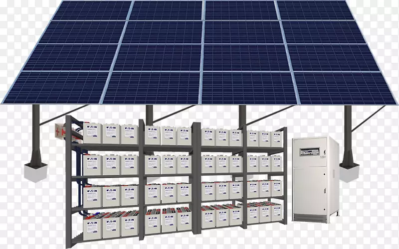 太阳能发电系统太阳能电池板.发电厂