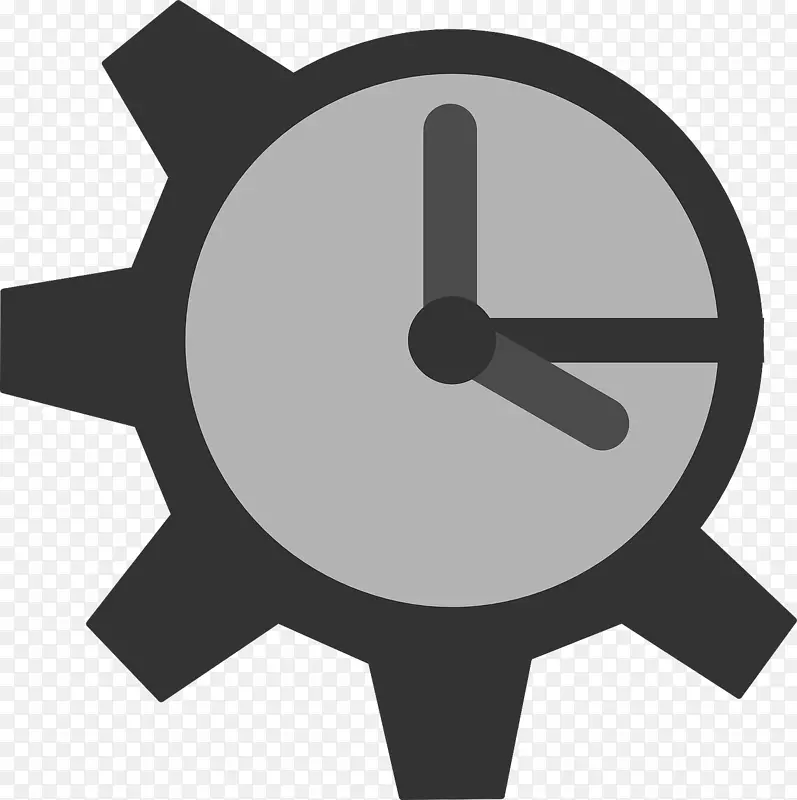 计时器时钟、计算机图标、剪贴画.蒸汽朋克装置