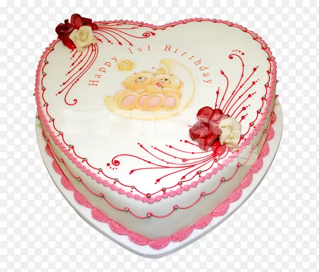 生日蛋糕糖霜和糖霜蛋糕装饰-生日蛋糕