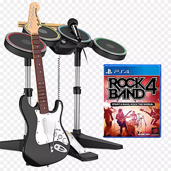摇滚乐队4 PlayStation 4摇滚乐队3吉他英雄-摇滚乐队