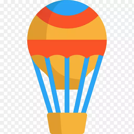 热气球式电脑图标.热风