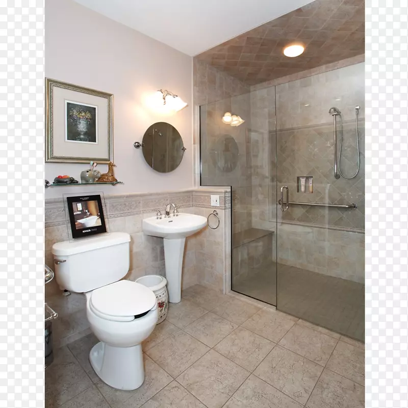 浴室水槽水管装置浴盆瓷砖.浴室内部