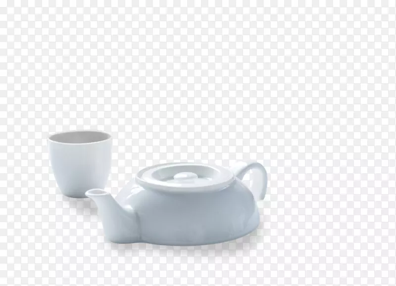 茶壶餐具底部是门铃杯-陶瓷