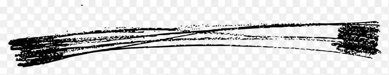 线角白色黑色字体-水平线