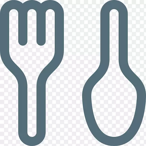 餐厅食物餐吃晚餐-勺子和叉子