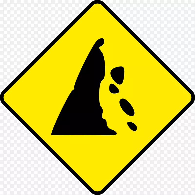 交通标志警告标志道路剪辑艺术-道路标志
