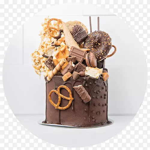 巧克力蛋糕脯氨酸甜点食品-巧克力