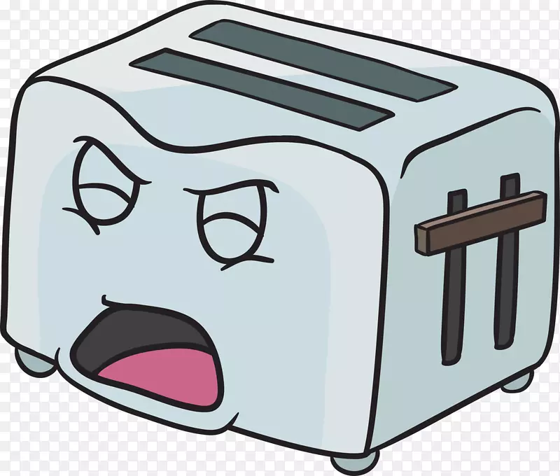 烤面包机卡通剪辑艺术烤面包机
