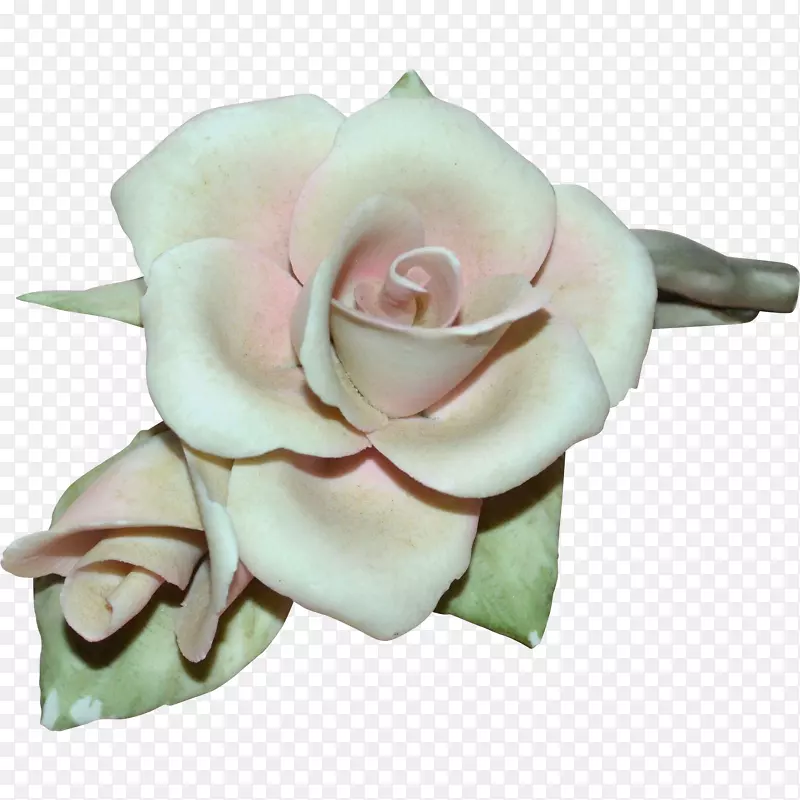 粉红花园玫瑰摩托蒙特瓷雕像简陋别致