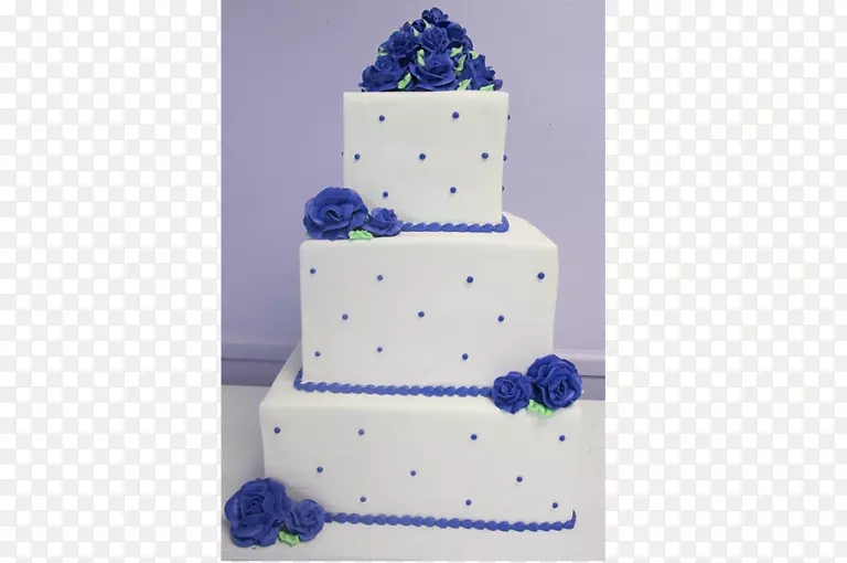 婚礼蛋糕，糖霜和糖霜蛋糕，玉米饼-婚礼蛋糕