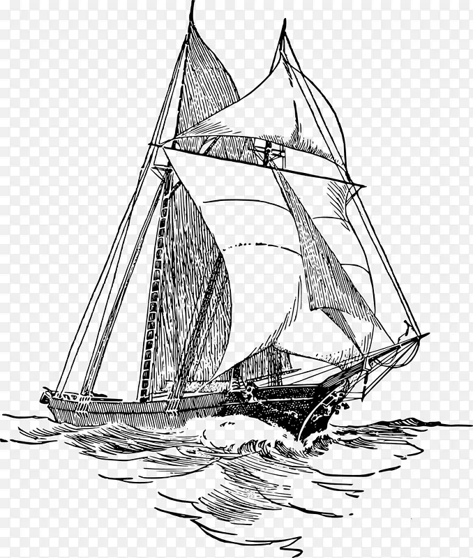 帆船-船只和游艇
