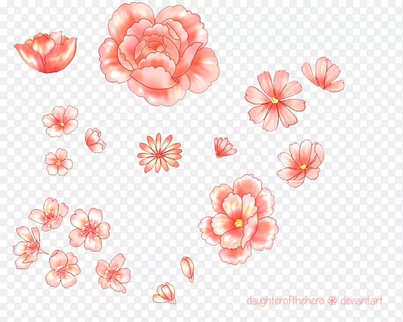 花卉设计艺术园玫瑰-樱花树