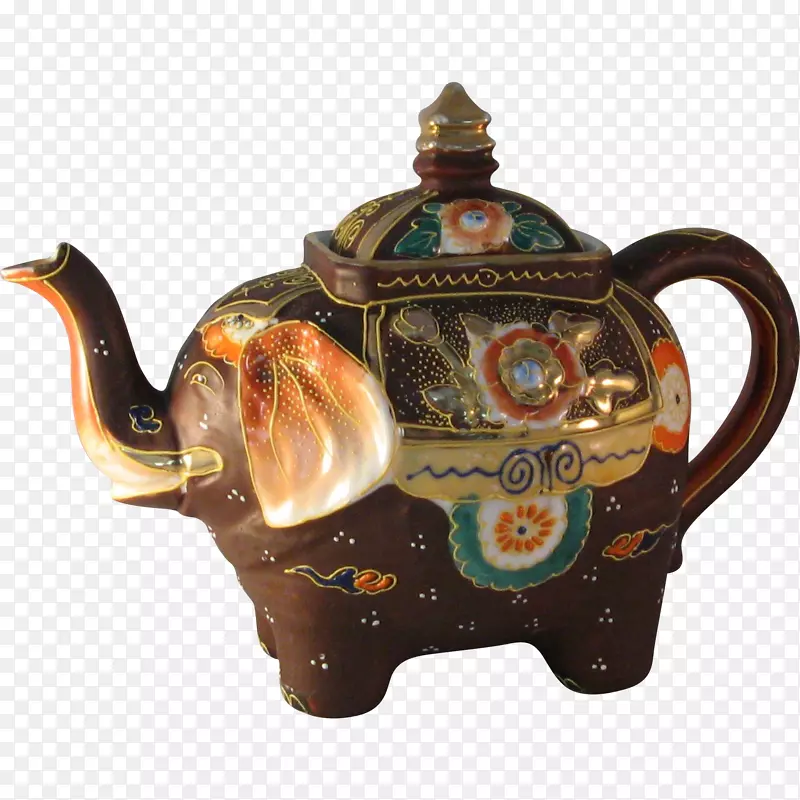 茶壶象陶瓷手绘