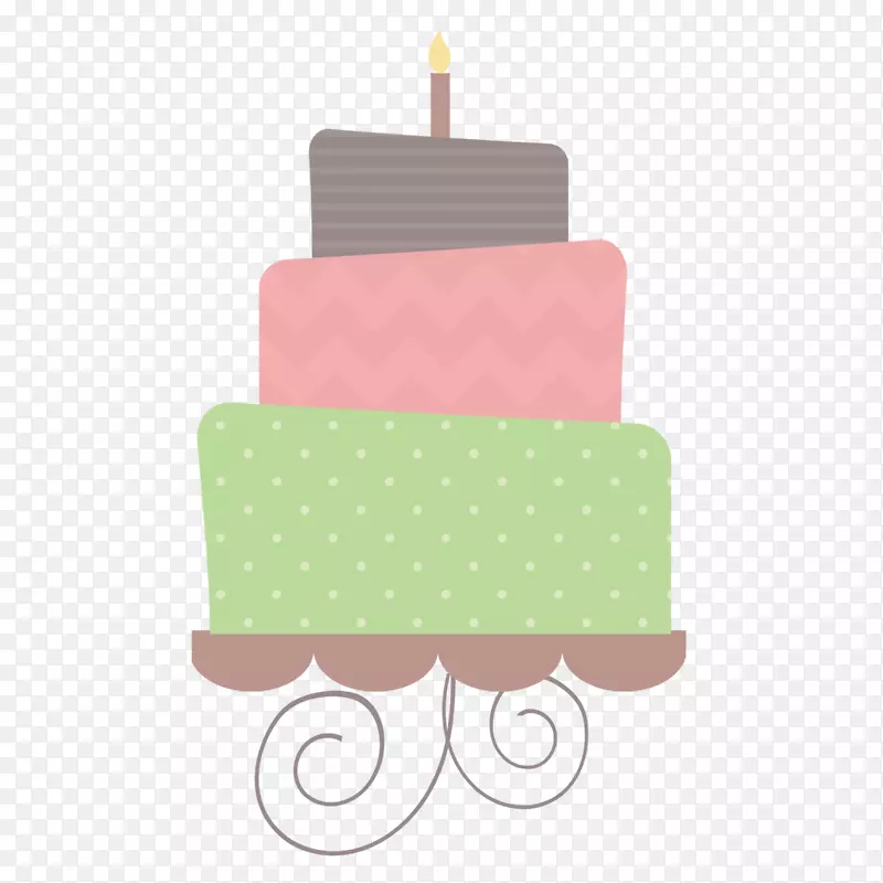 生日蛋糕纸杯蛋糕婚礼蛋糕剪贴画蛋糕