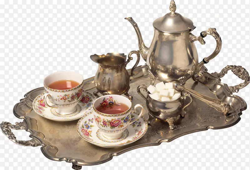 茶咖啡糖碗书茶时间