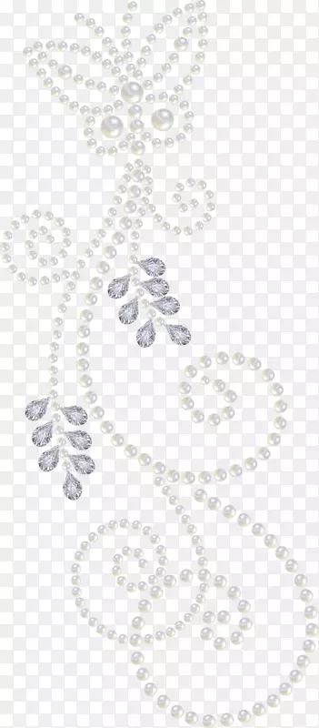 珍珠手镯钻石夹艺术-珍珠