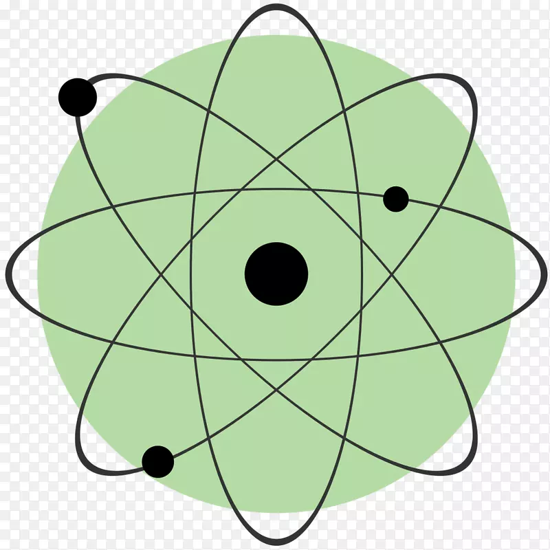玻尔原子理论模拟原子核分子粒子
