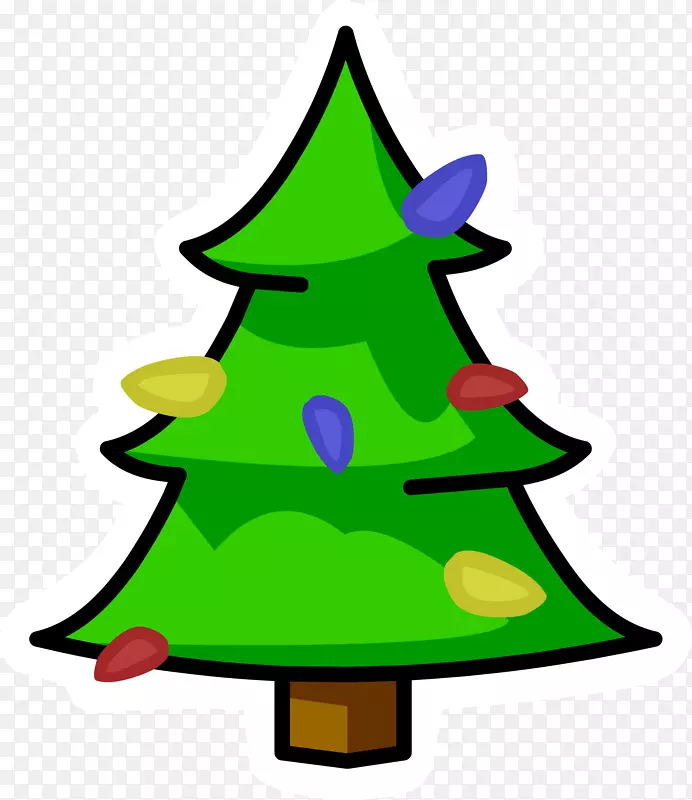 圣诞树装饰剪贴画-Arboles