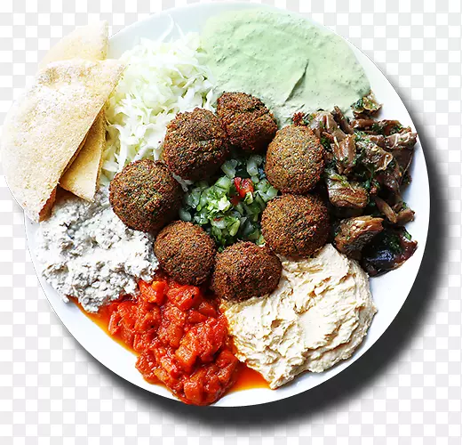 素食、地中海菜、印度菜、法拉菲尔菜、中东菜-非素食食品