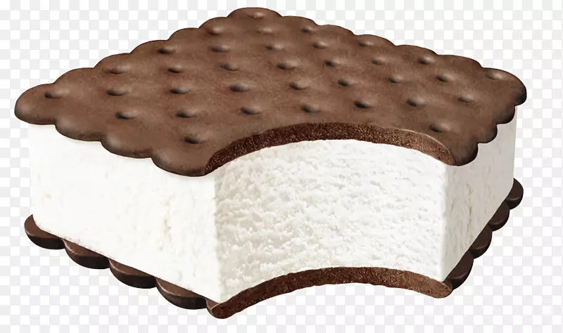巧克力冰淇淋圣代巧克力蛋糕-三明治