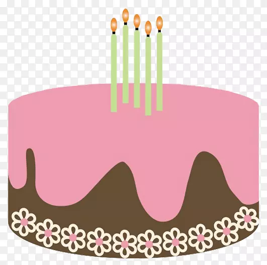 生日蛋糕纸杯蛋糕夹艺术-生日装饰