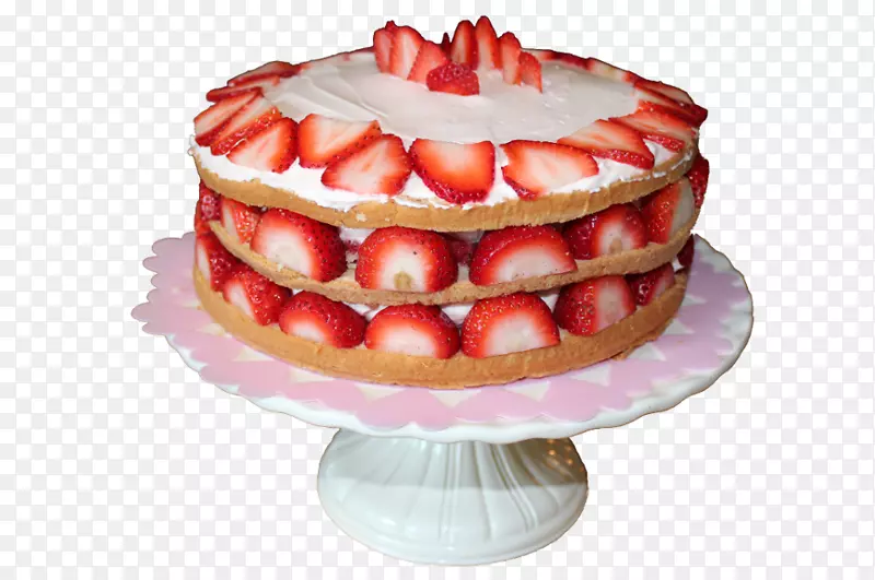 草莓派奶油芝士蛋糕草莓蛋糕