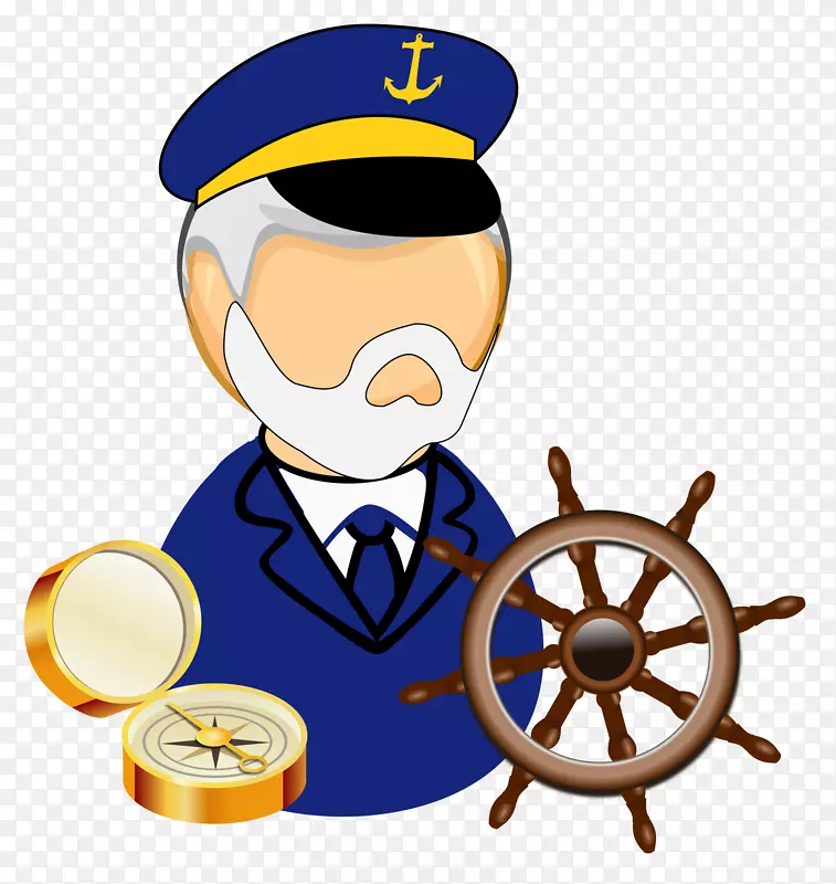 船长电脑图标剪辑艺术水手