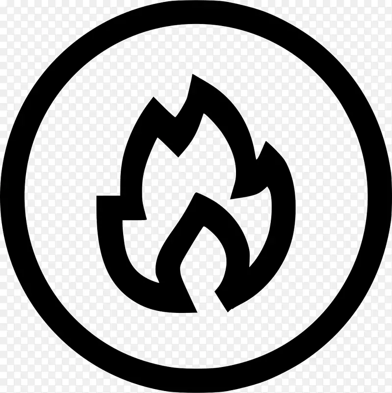 燃烧计算机图标化石燃料燃烧