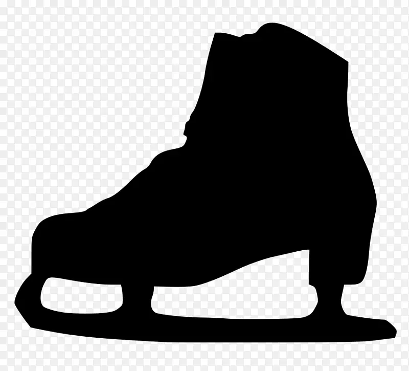 冰鞋溜冰滚轴溜冰鞋剪贴画冰鞋