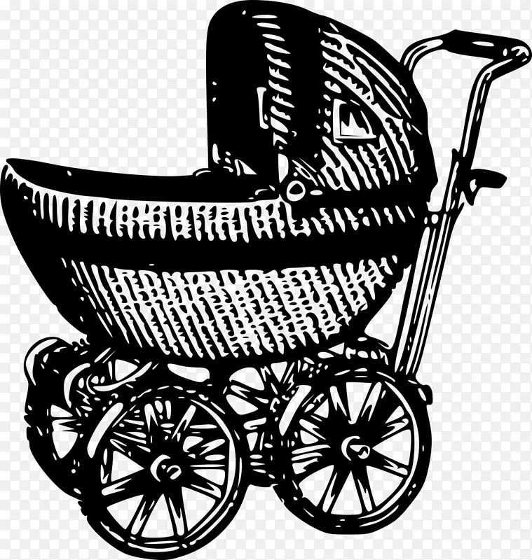 婴儿运输婴儿剪贴画.婴儿车
